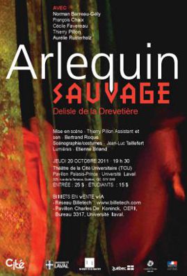 arlequin sauvage - affiche