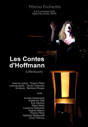 les contes d'hoffmann - affiche